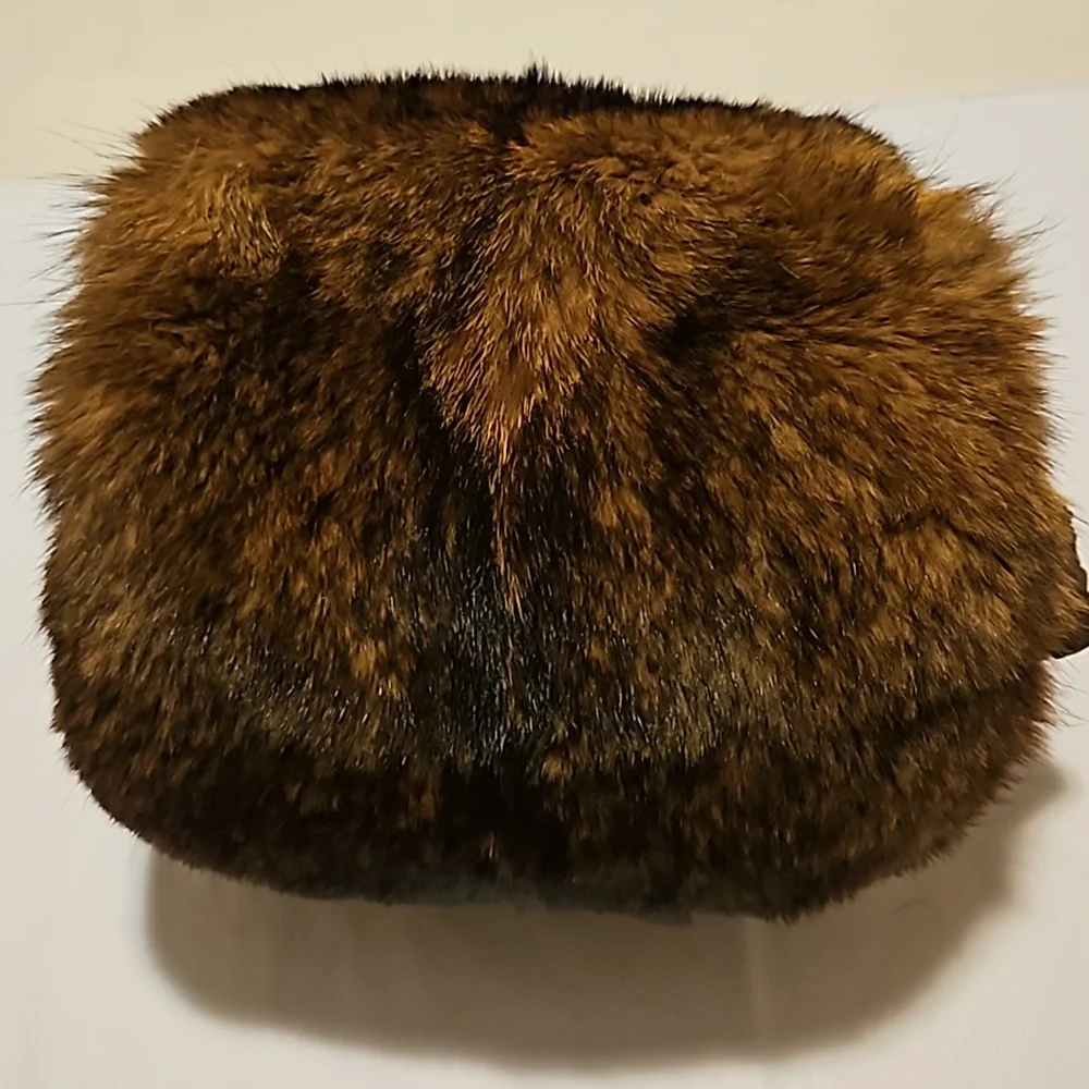 Fur Muff Walking & Sleigh Travel Fashion Essential Accessory -Over 100 Years Old